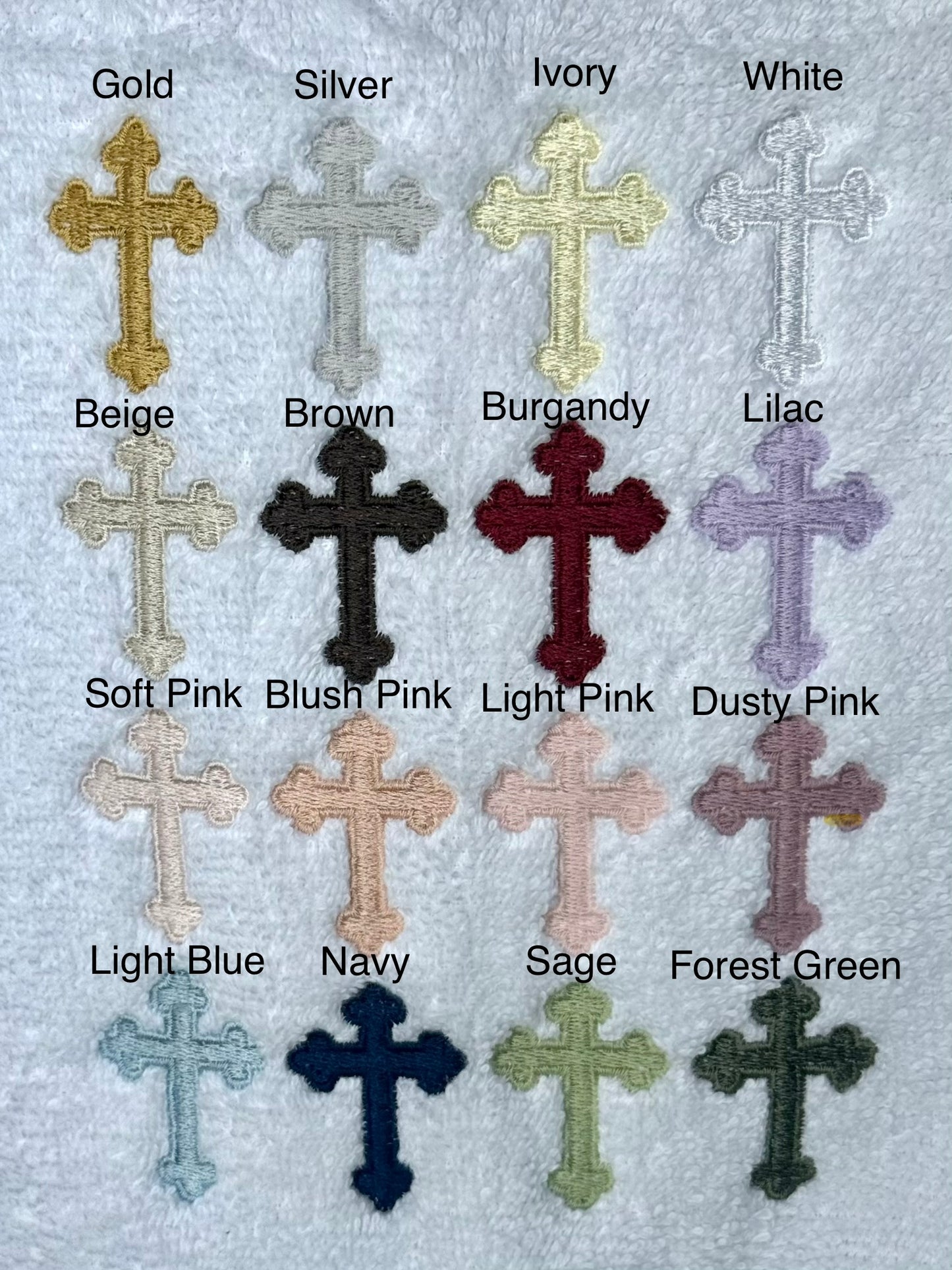 Embroidered Towels