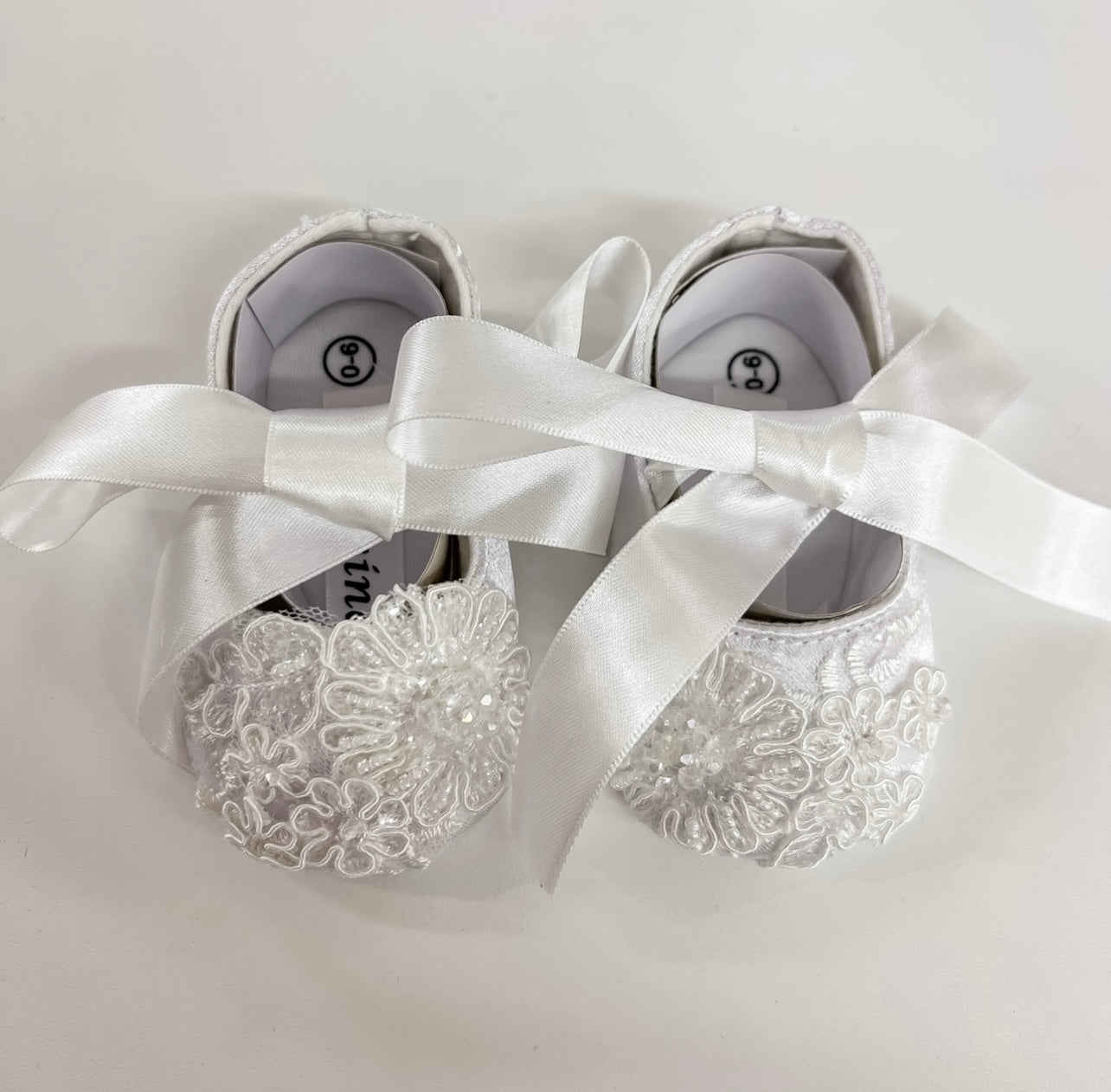 Christening White Lace Shoe