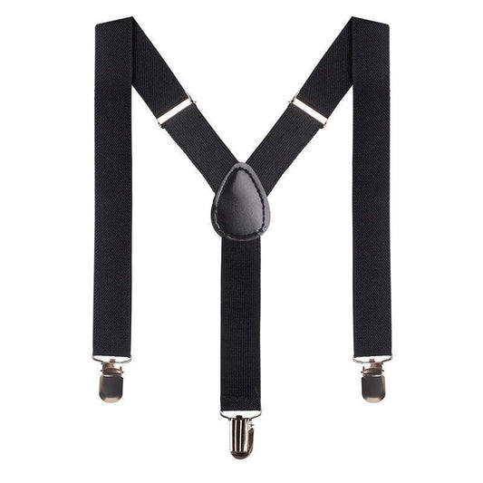 Bradley Boys Suspenders - Black