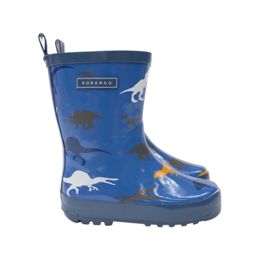 Dino Rain Boot Blue