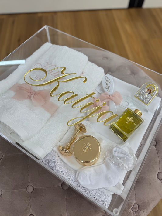 Acrylic Christening Box