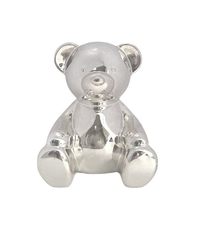 Bear Money Bank - Silver