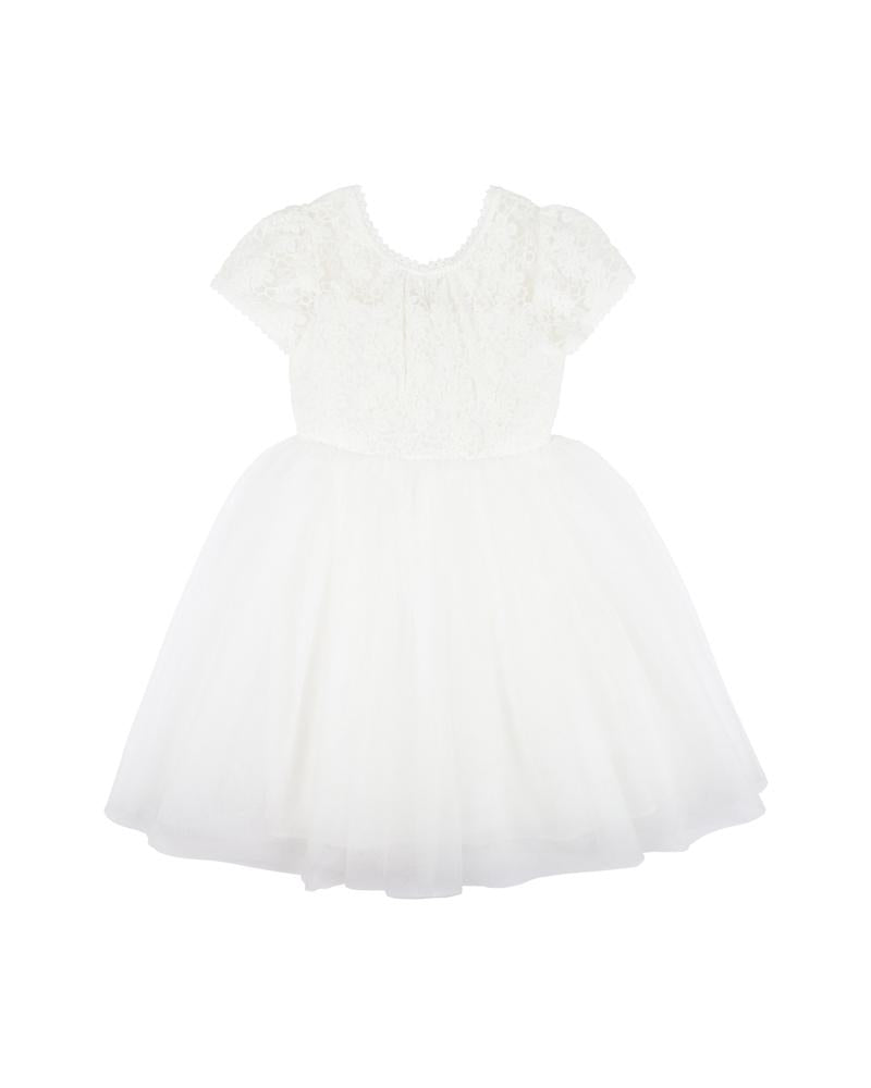 Lace Bodice w Back Bow Dress and Bloomers