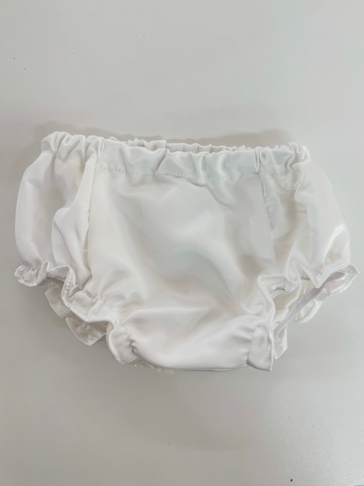 Satin Beaded Christening Bloomers