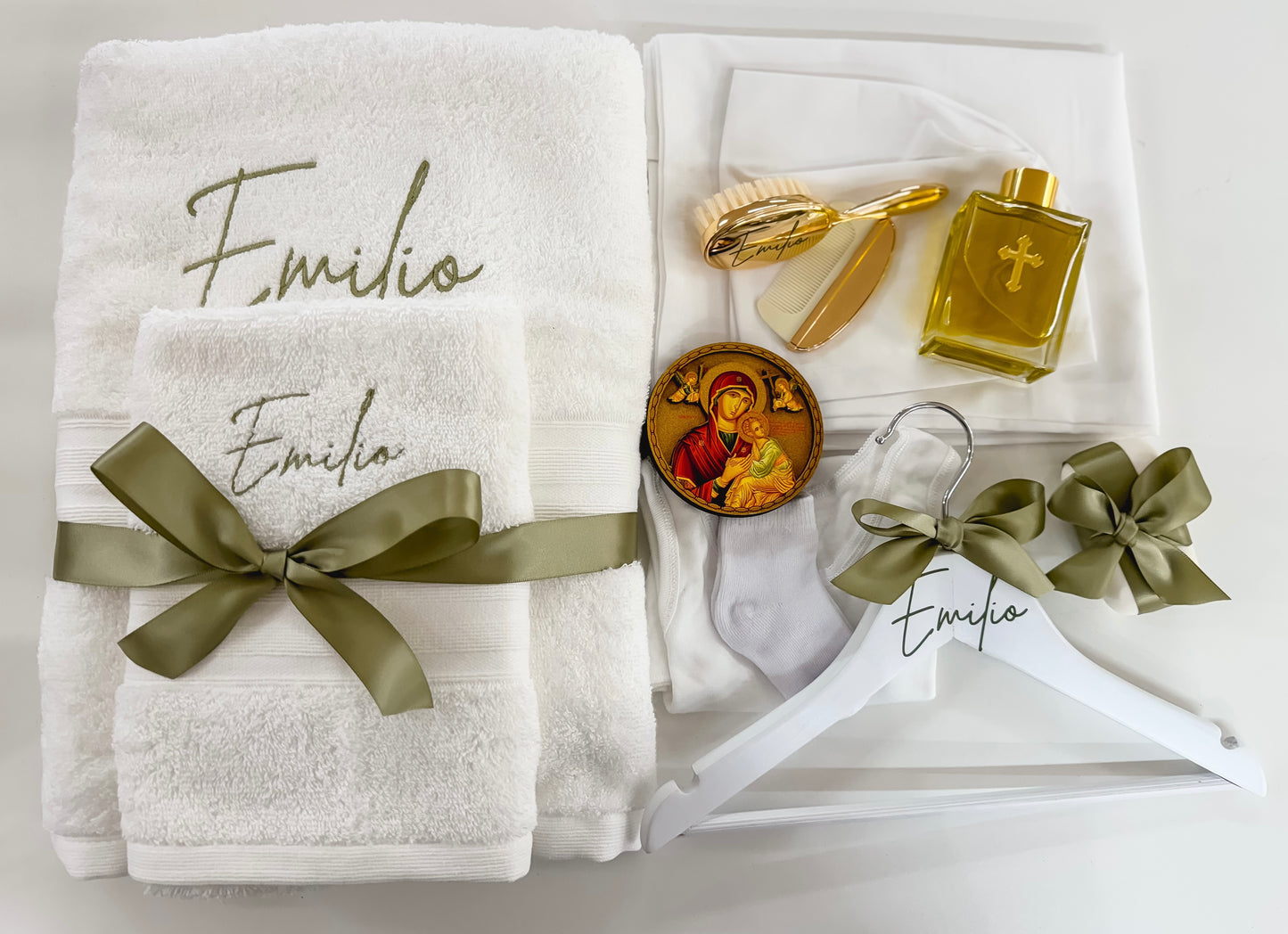 Luxe Orthodox Christening Box Contents Package