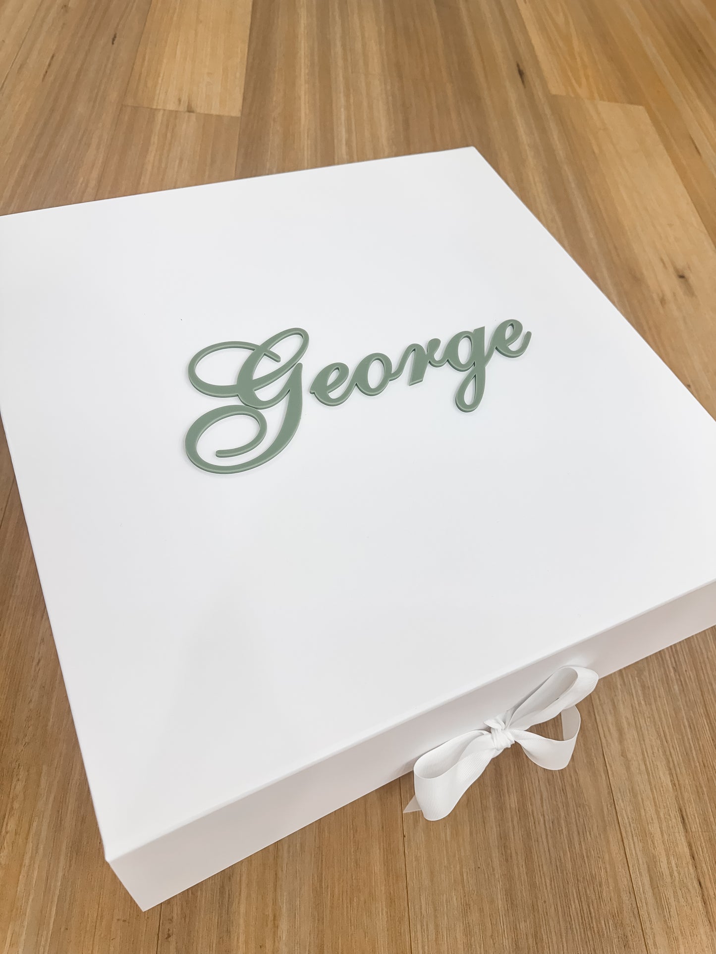 White Christening Box - Large