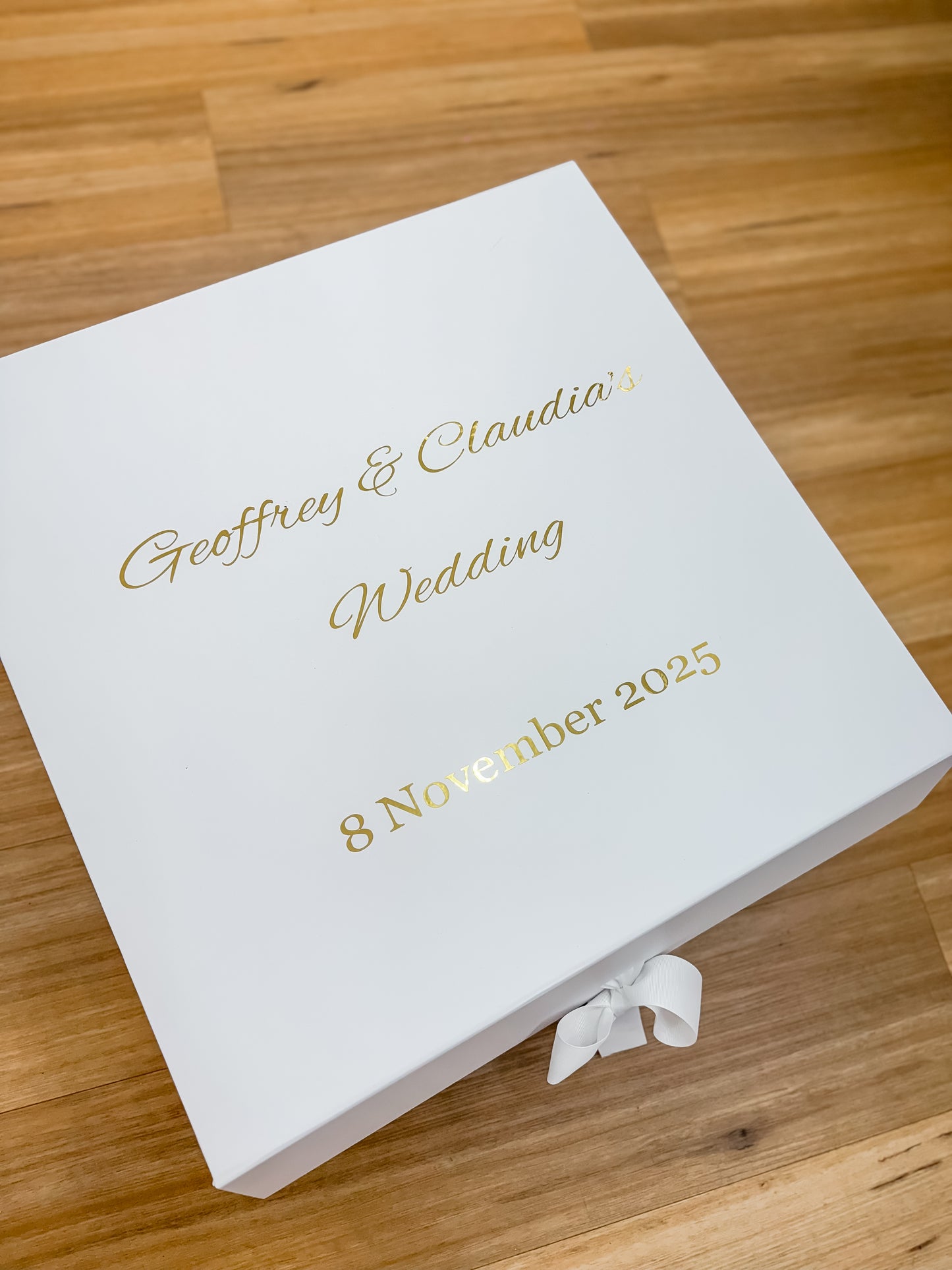 White Christening Box - Large