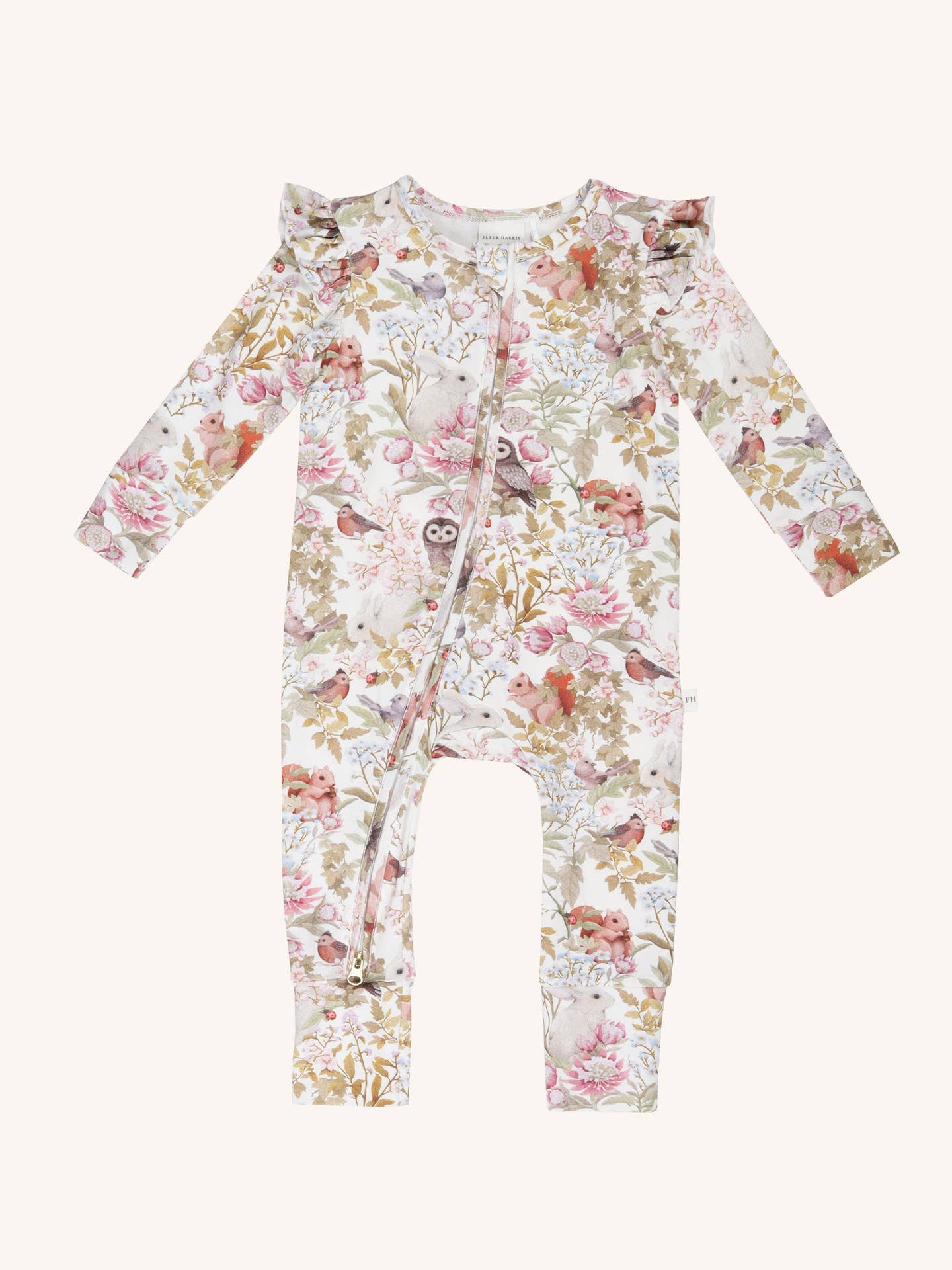 Precious Frill Coverall - Woodlands