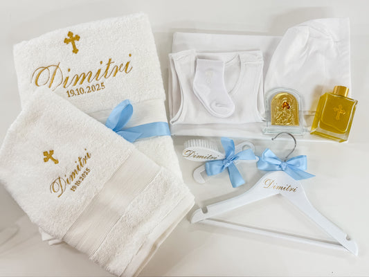 Luxe Orthodox Christening Box Contents Package