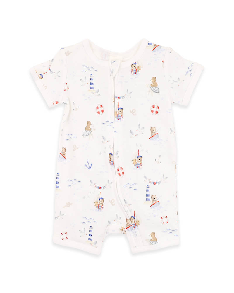 Axel Print Organic SS Zipsuit