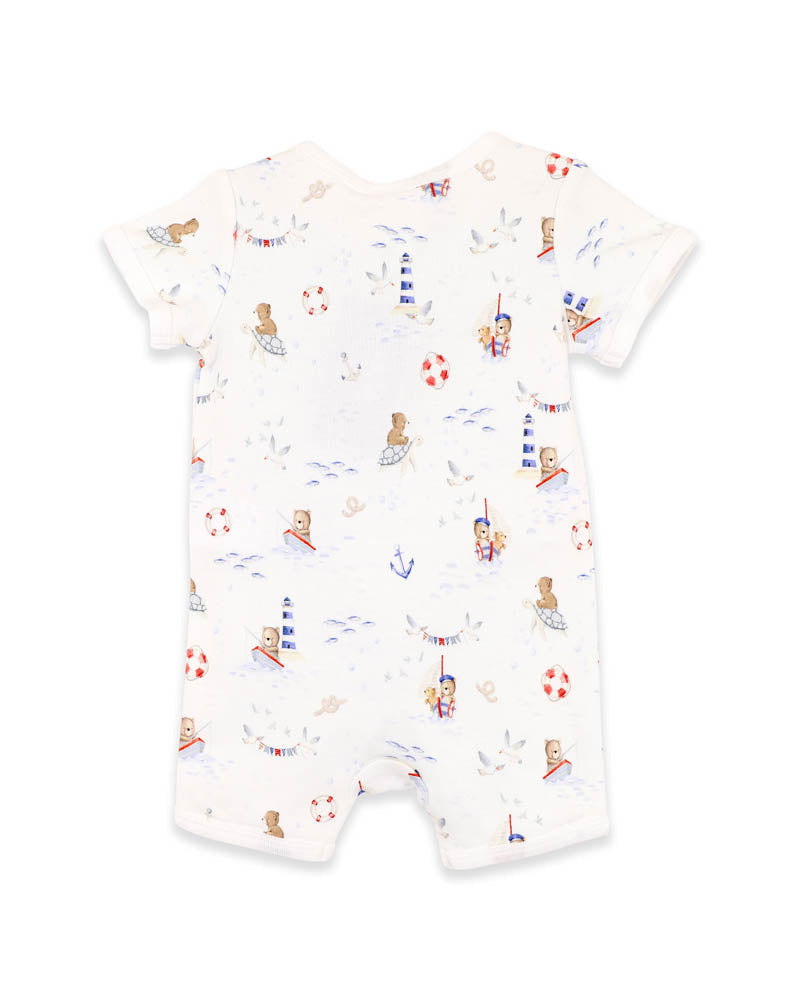 Axel Print Organic SS Zipsuit