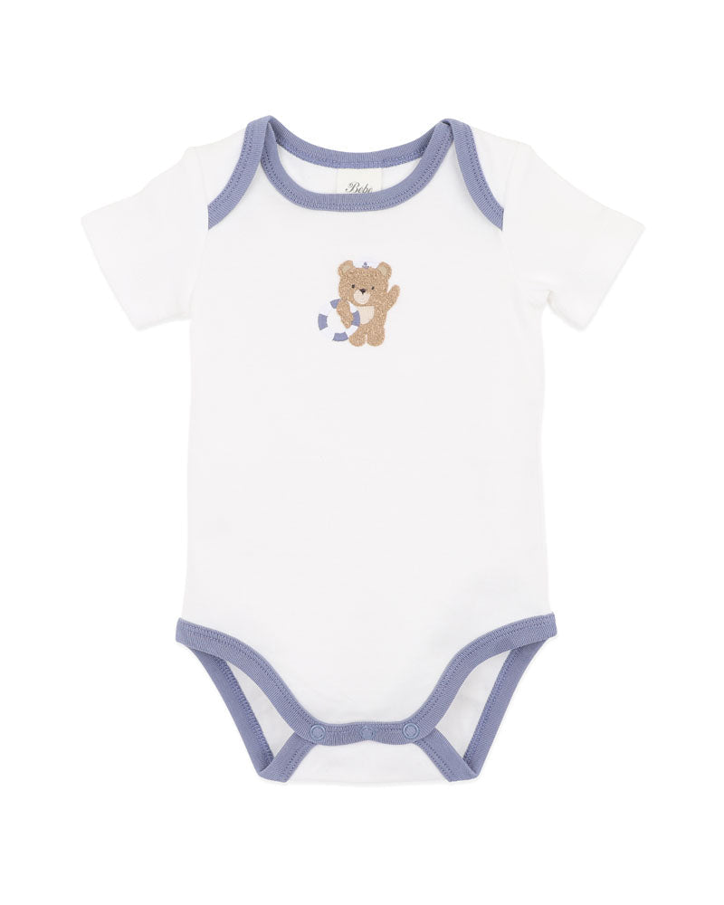 Axel Sailor Organic Bear Bodysuit