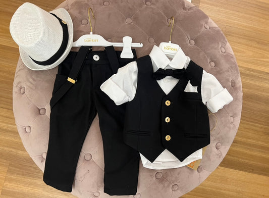 Dolce Bambini Boys Outfit 8554 BLACK