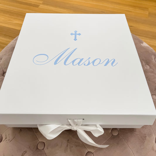 White Christening Box - Regular