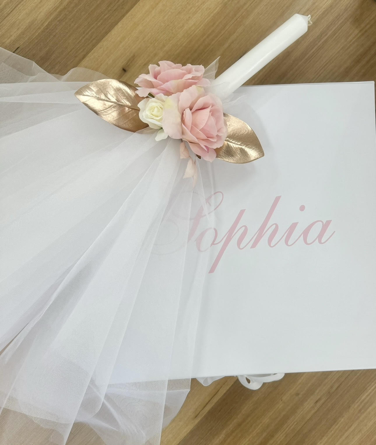 White Christening Box - Large