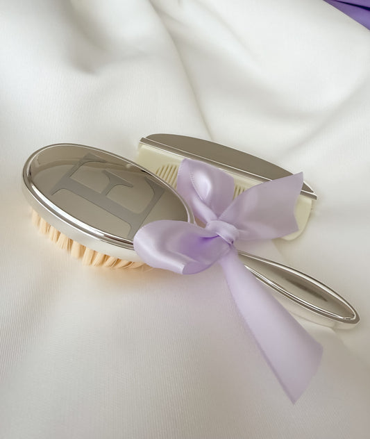 Silver Brush/Comb Set