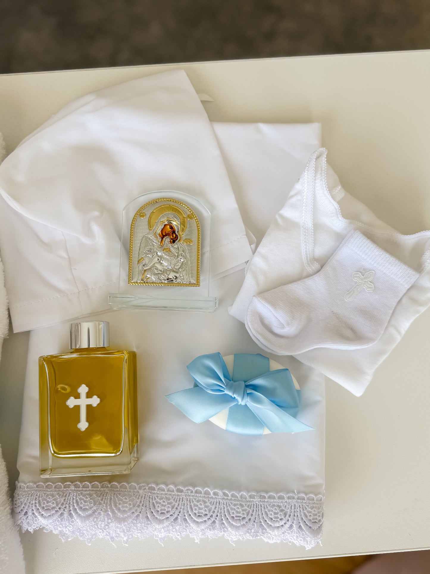 Essential Orthodox Christening Box Contents Package