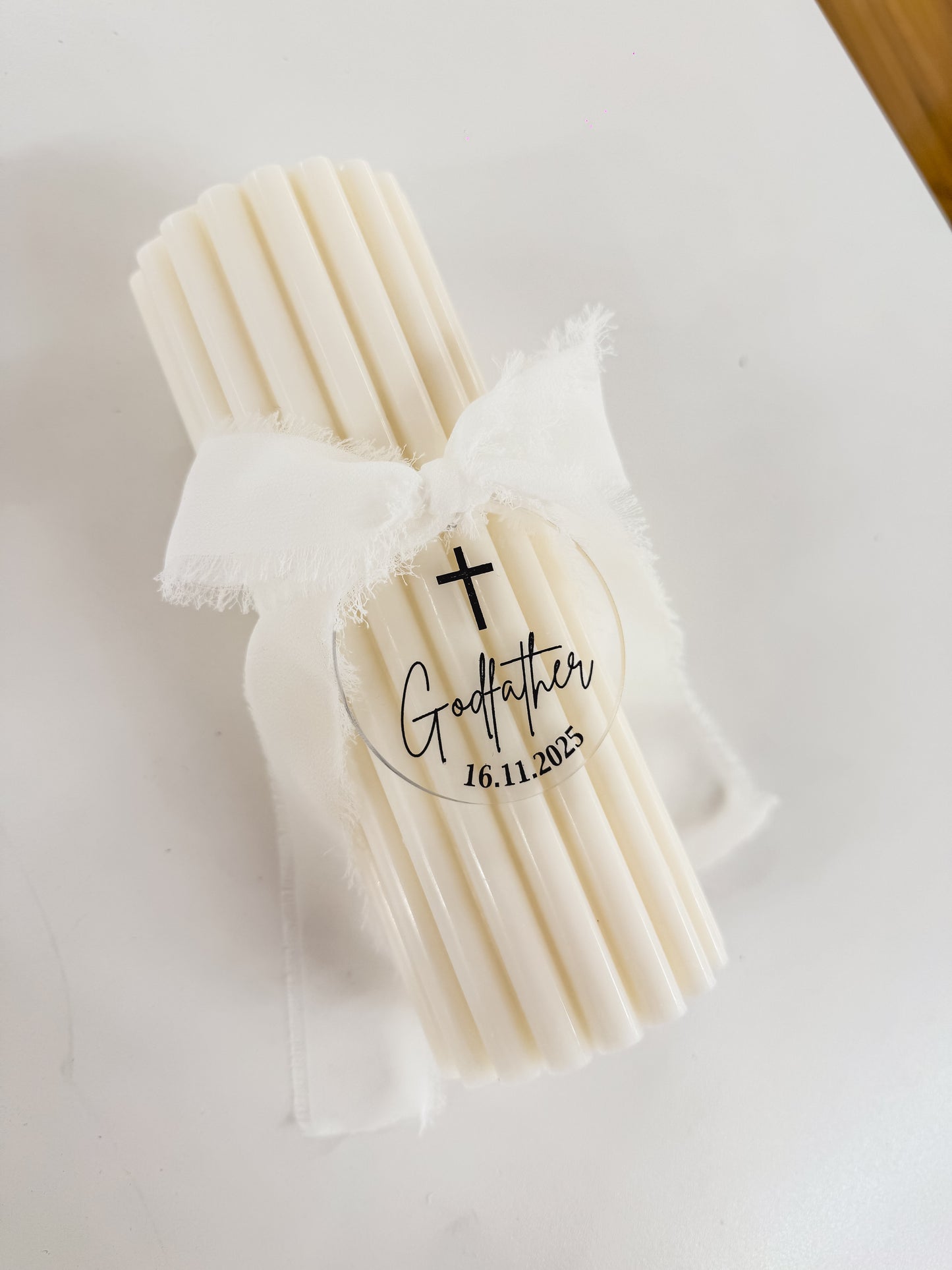 Godparent Personalised Candle