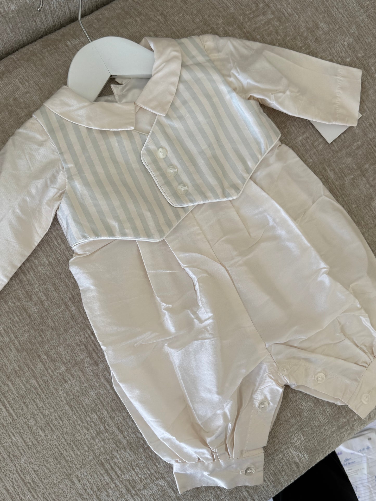 Luke LS Stripe Romper (discontinued)