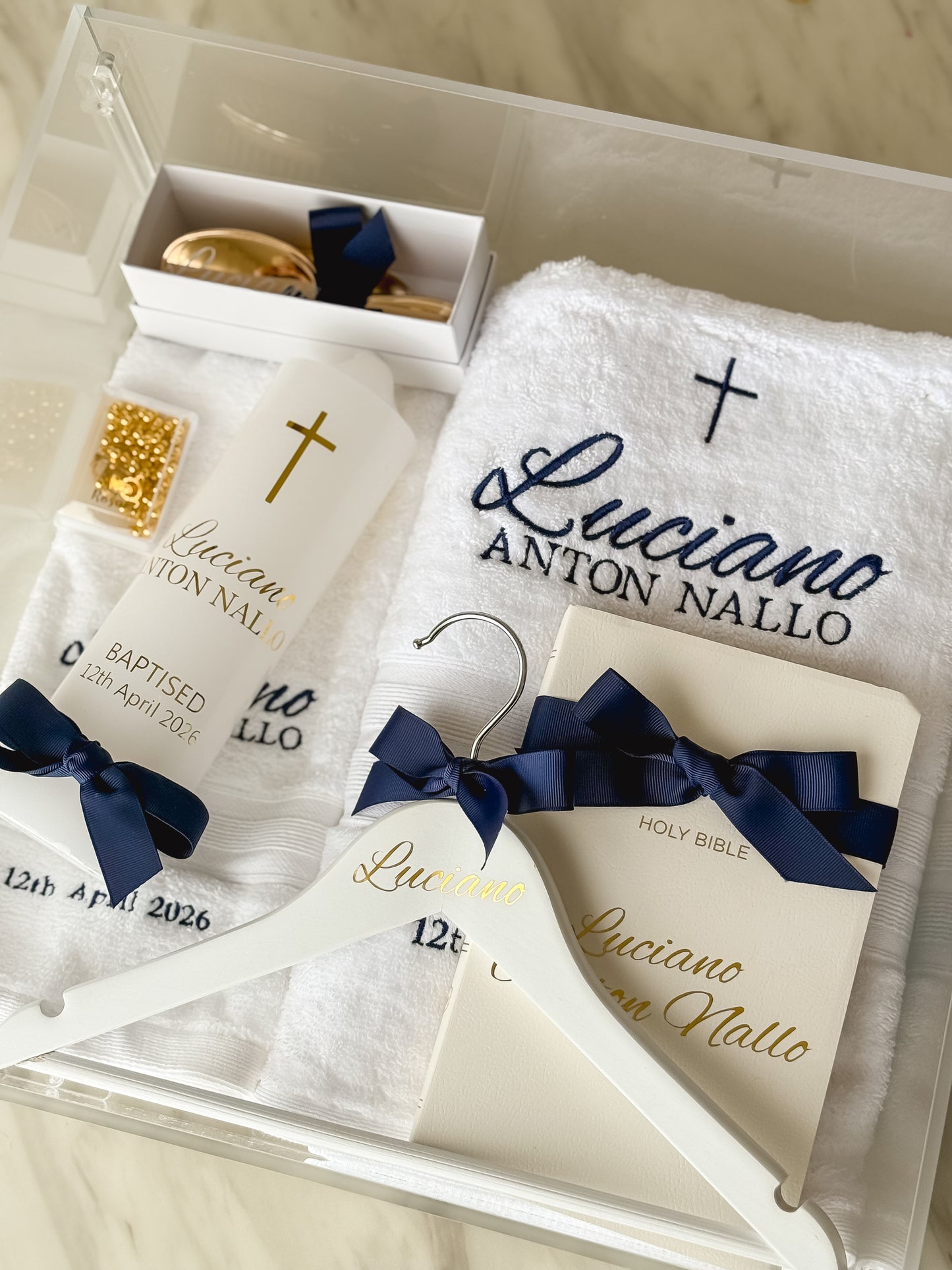 Personalised Classic Baptism Candle