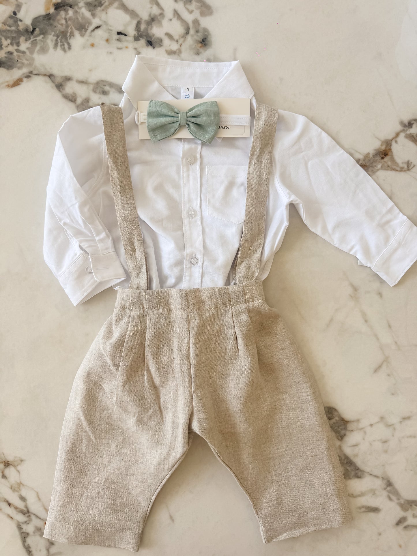 Boys Linen Set - Customisable Colours+Options