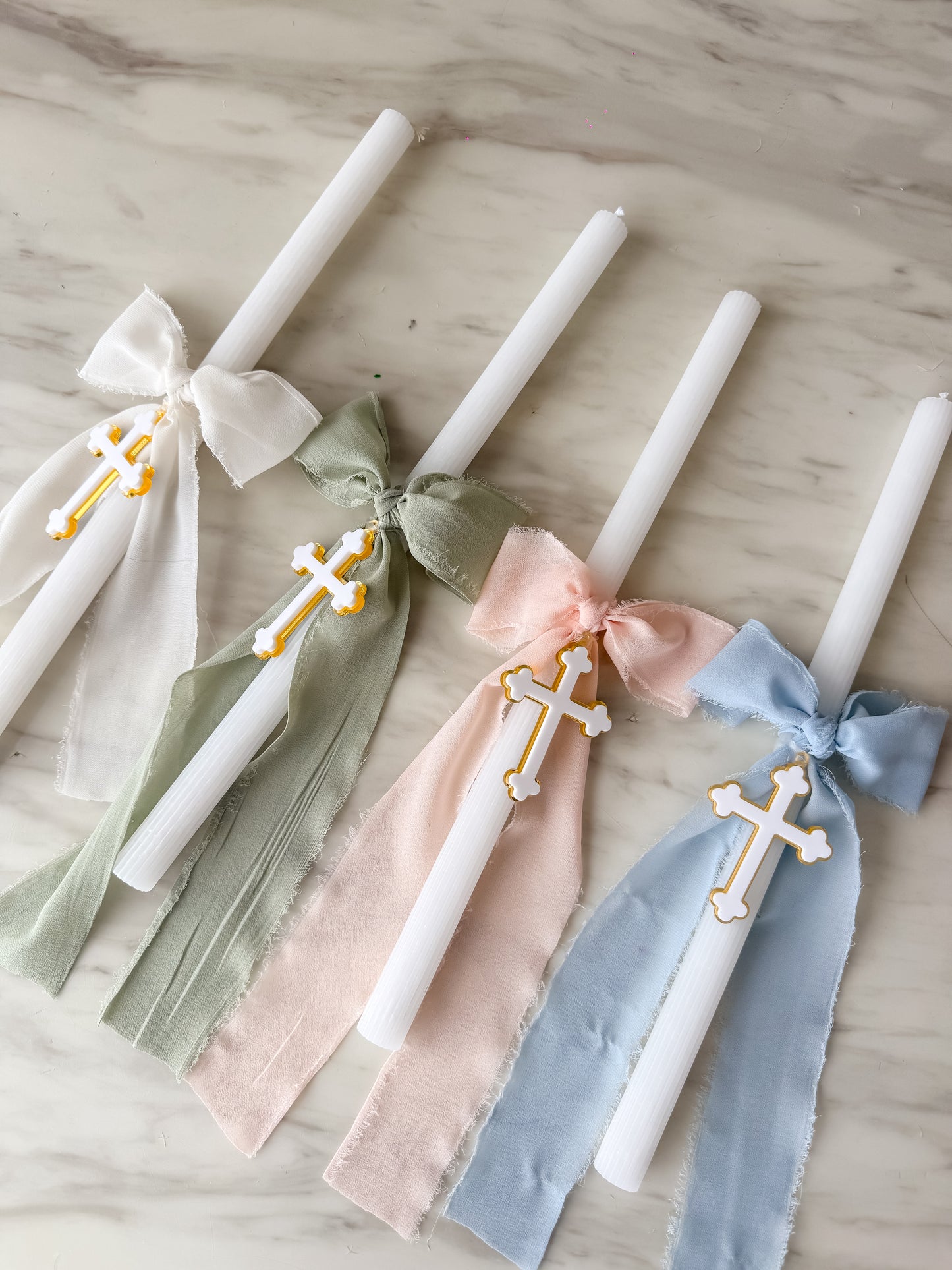 Easter candle - Statement Cross