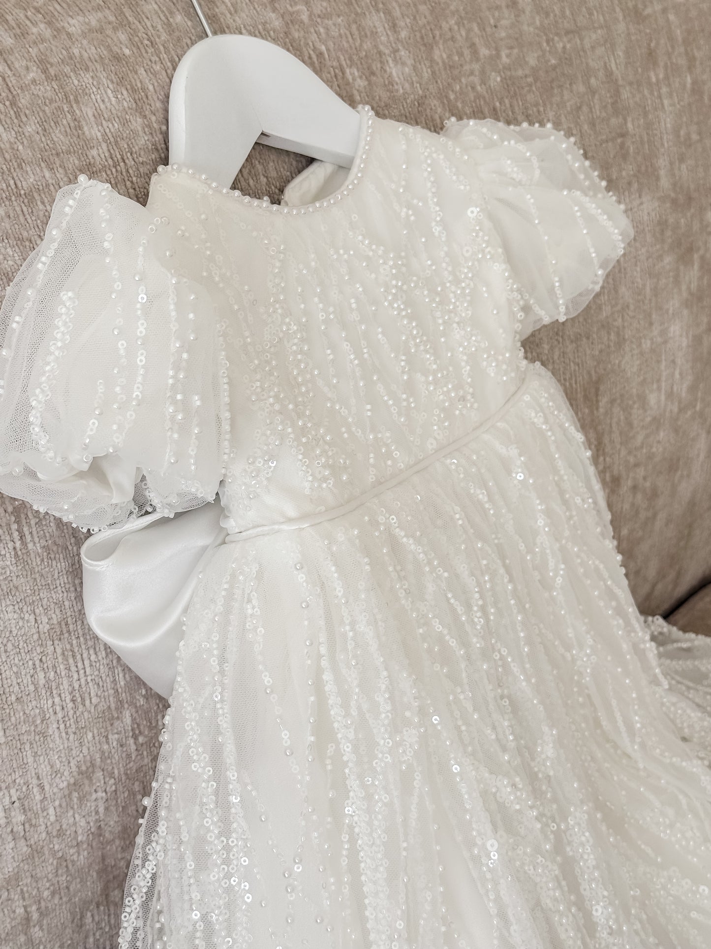 Krisiana Peal Lace Christening Gown PRE-ORDER