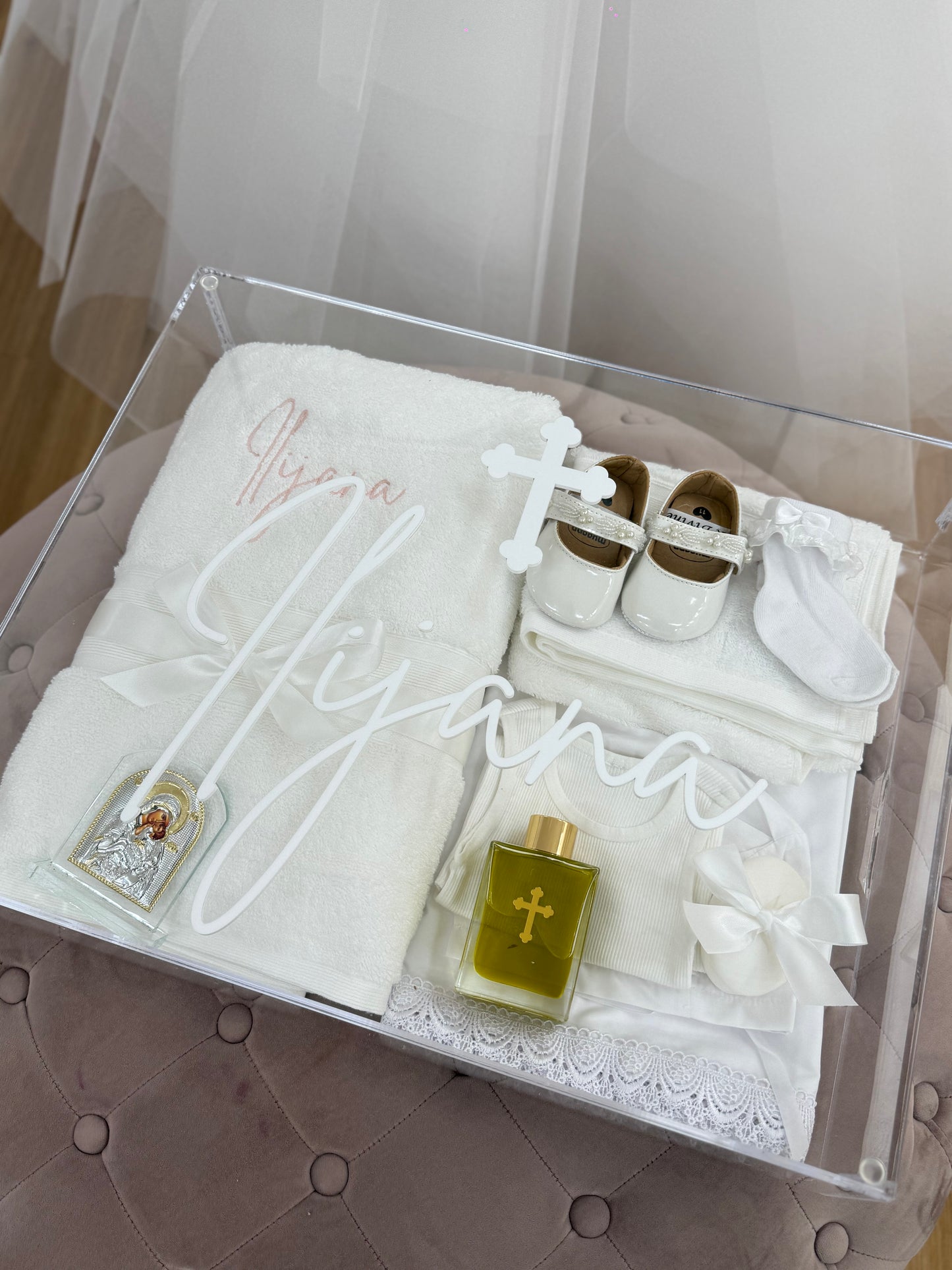 Essential Orthodox Christening Box Contents Package