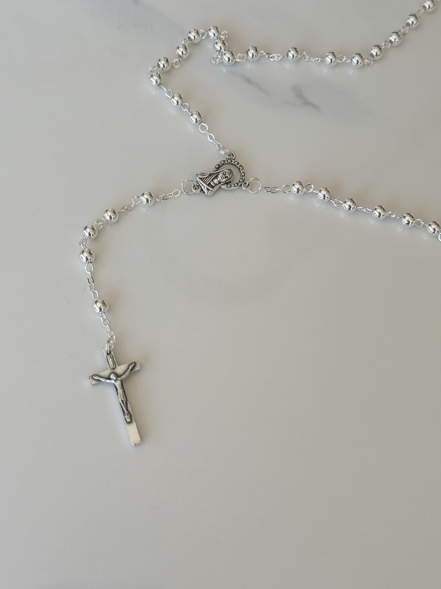 Rosary - Silver