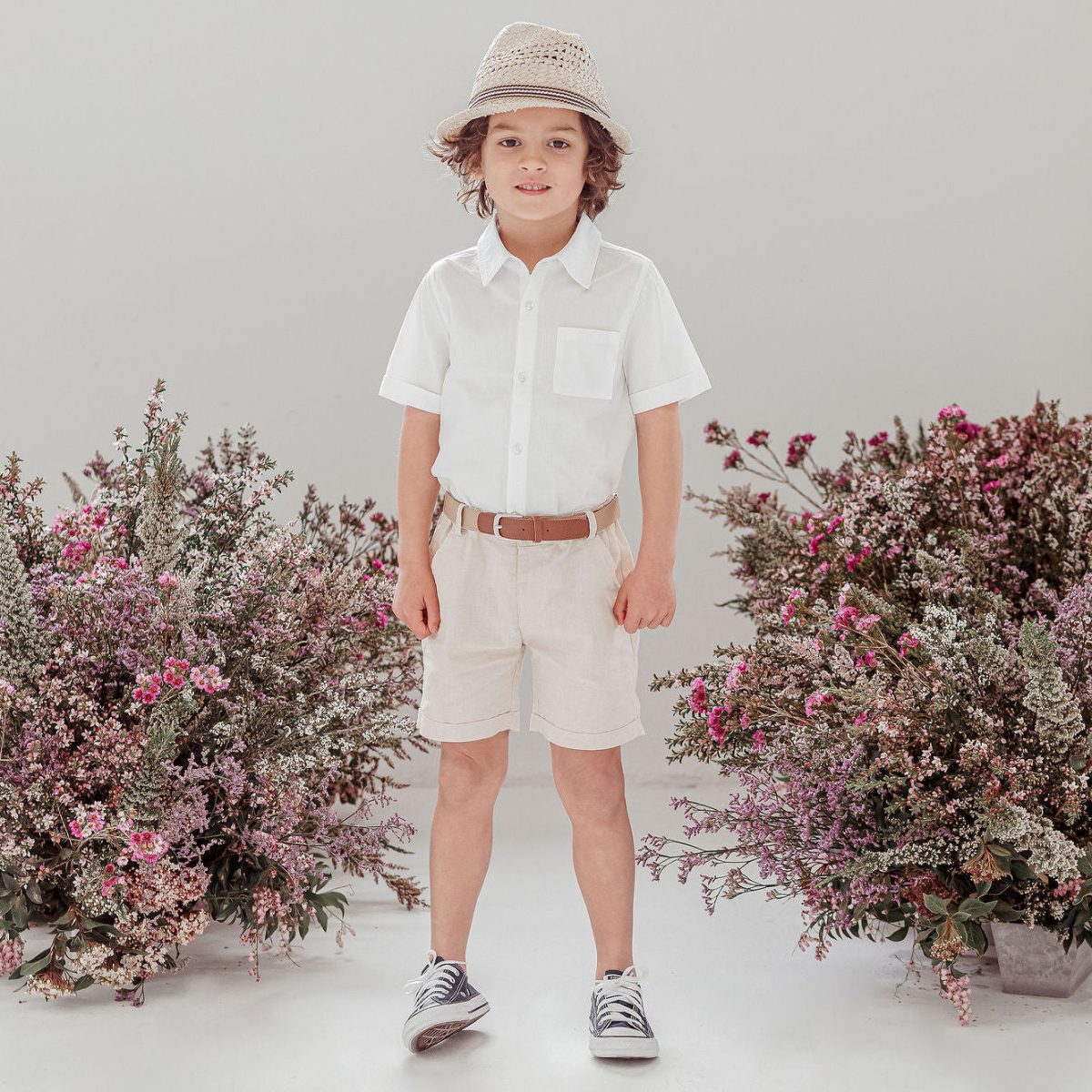 Finley Linen Shorts - Sand