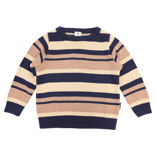 Navy Striped Sweater
