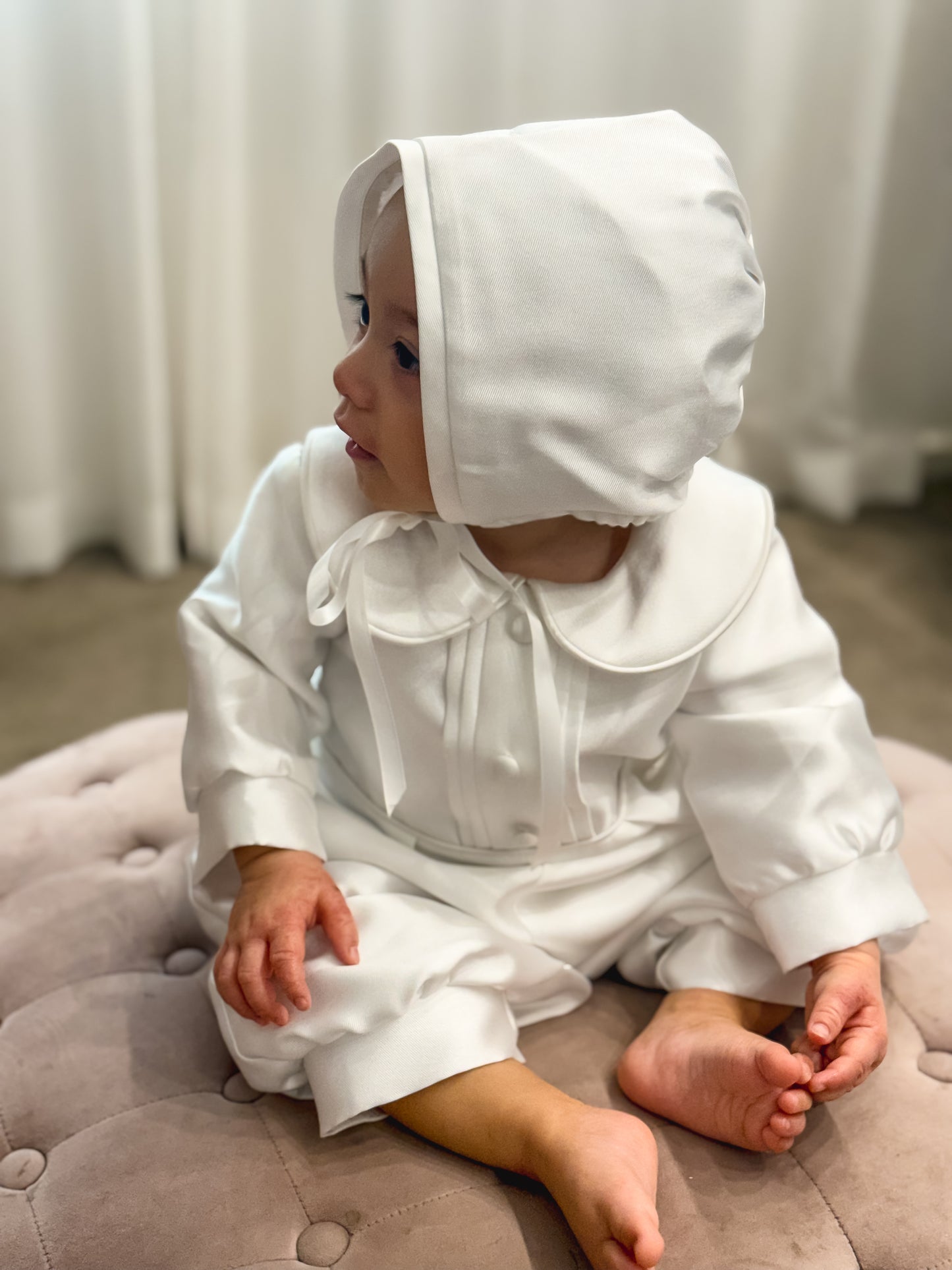Leonardo Mikado Christening Romper