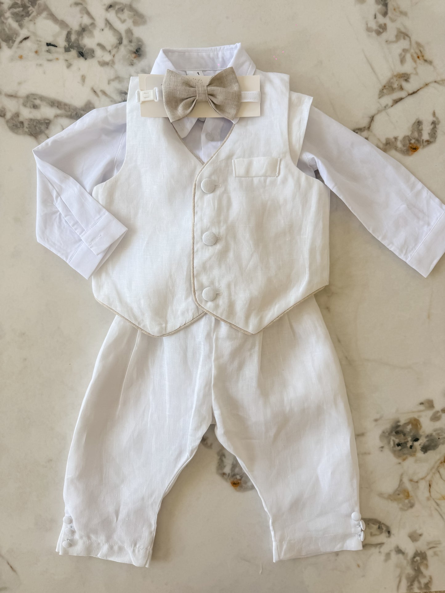 Boys Linen Set - Customisable Colours+Options