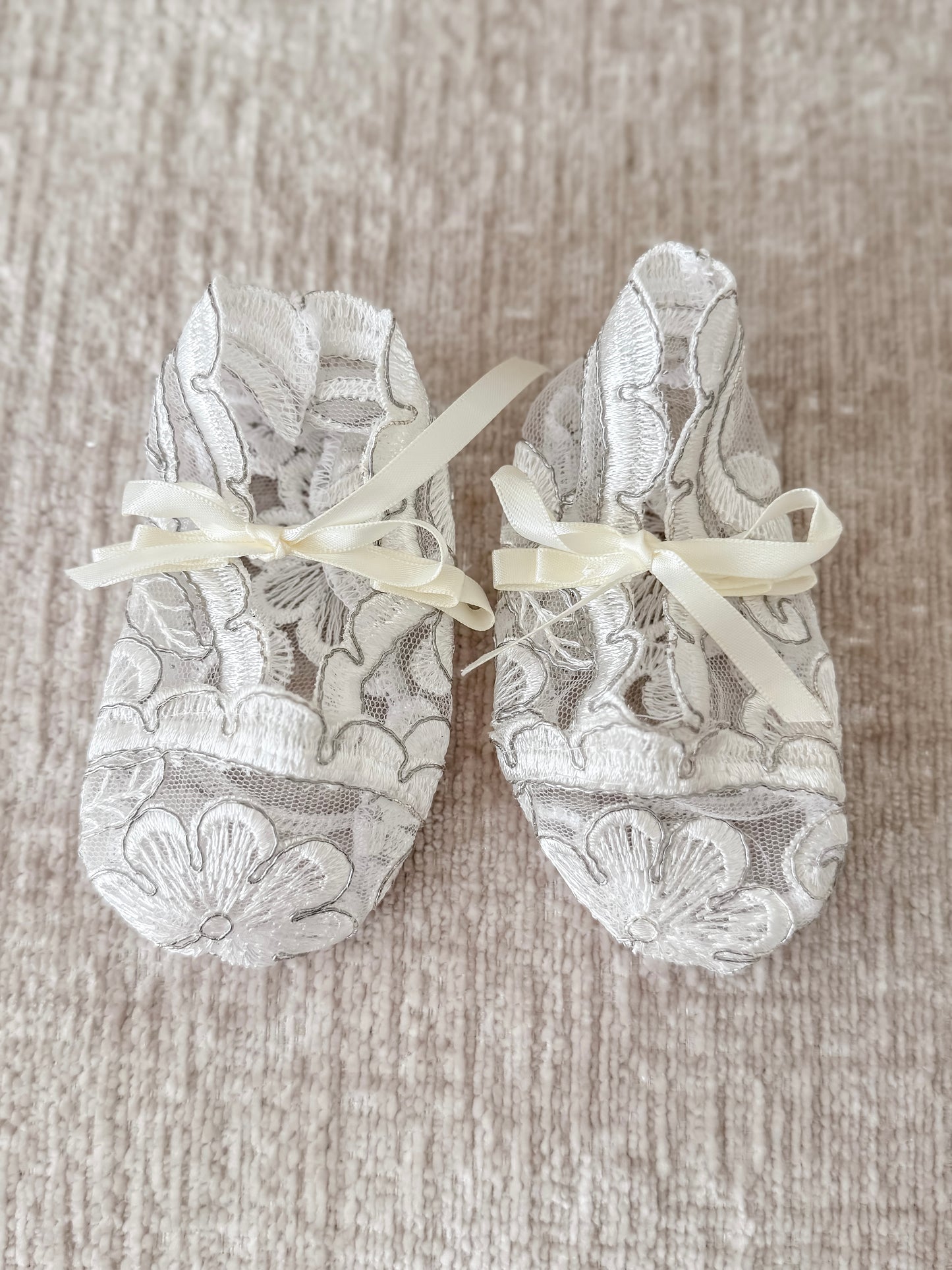 Christening Lace Slippers