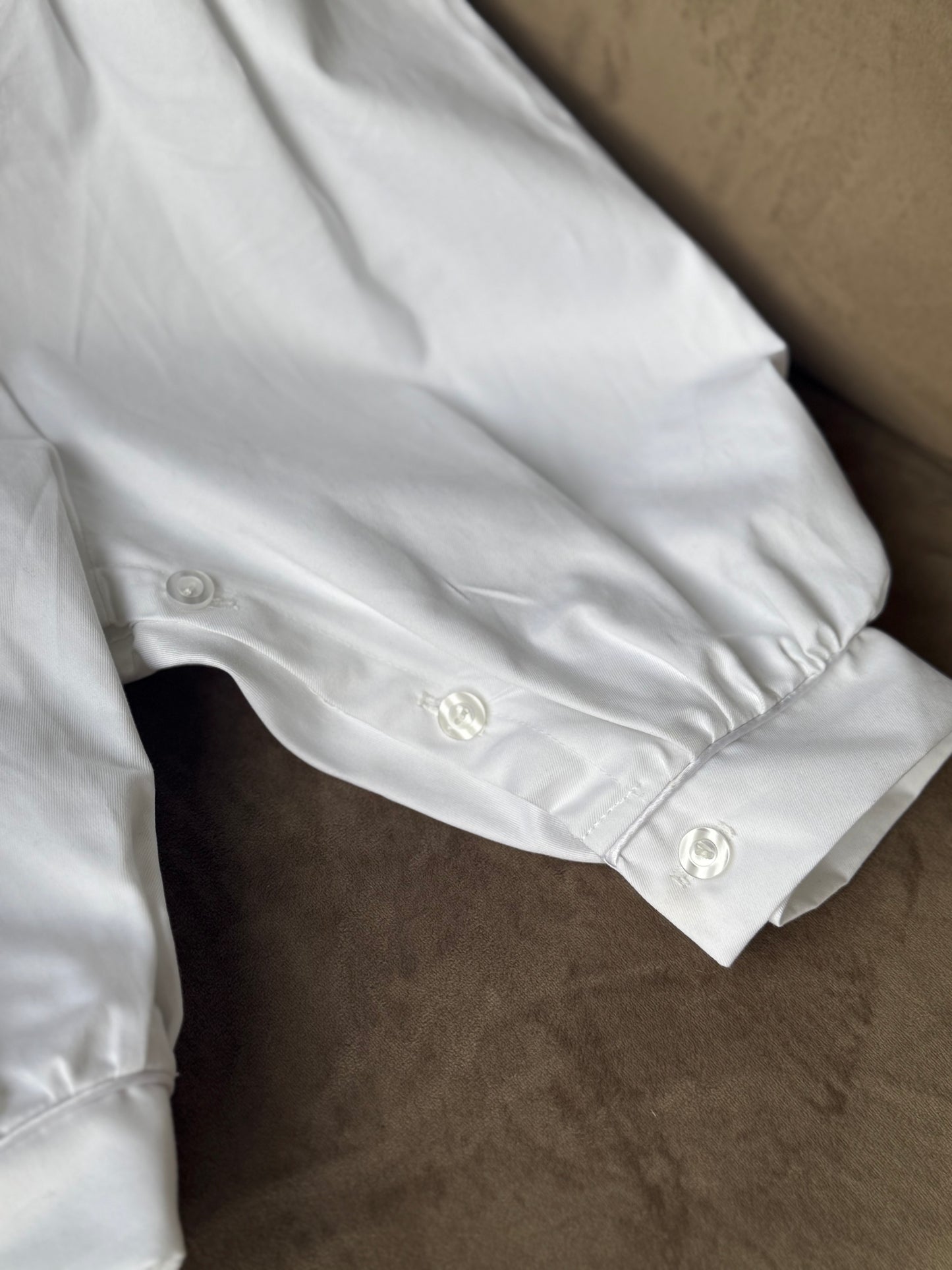 Matteo Cotton Christening Romper