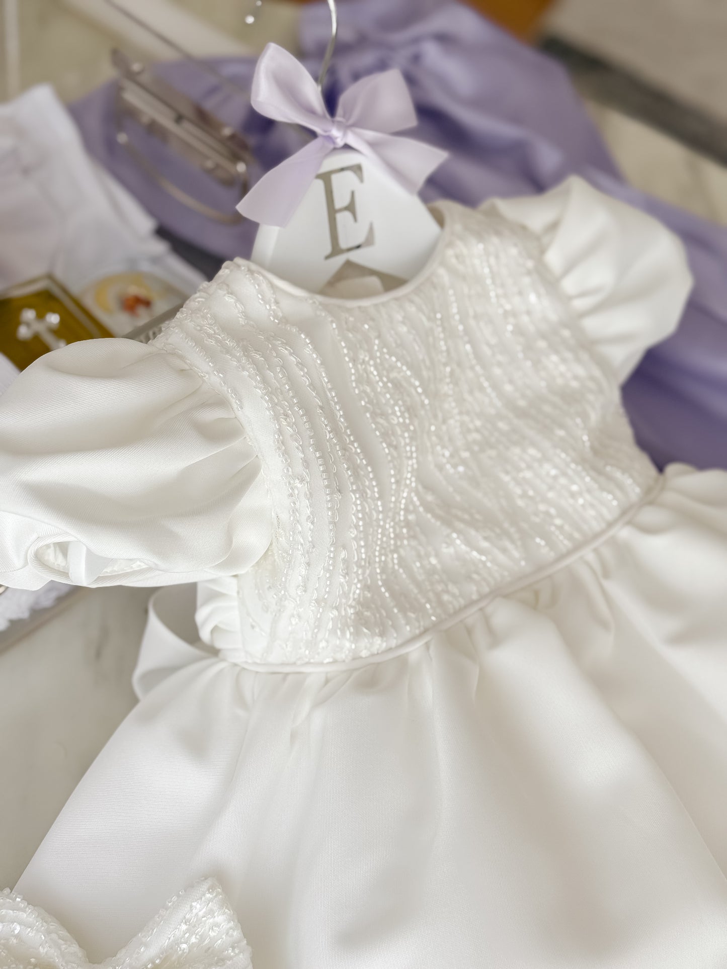 Aliyana Mikado Christening Gown PRE-ORDER