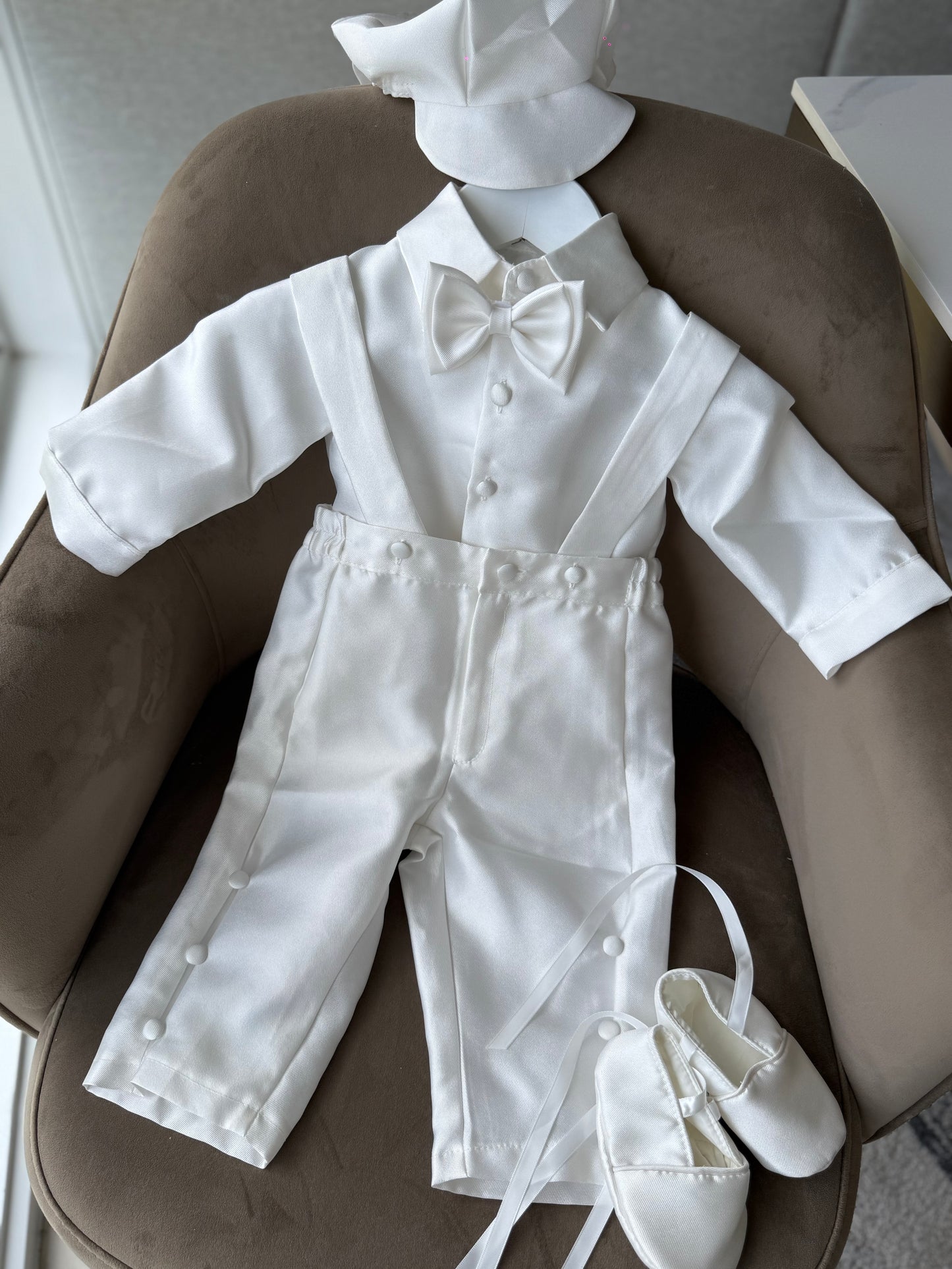 Romeo Mikado Shirt & Suspender Set