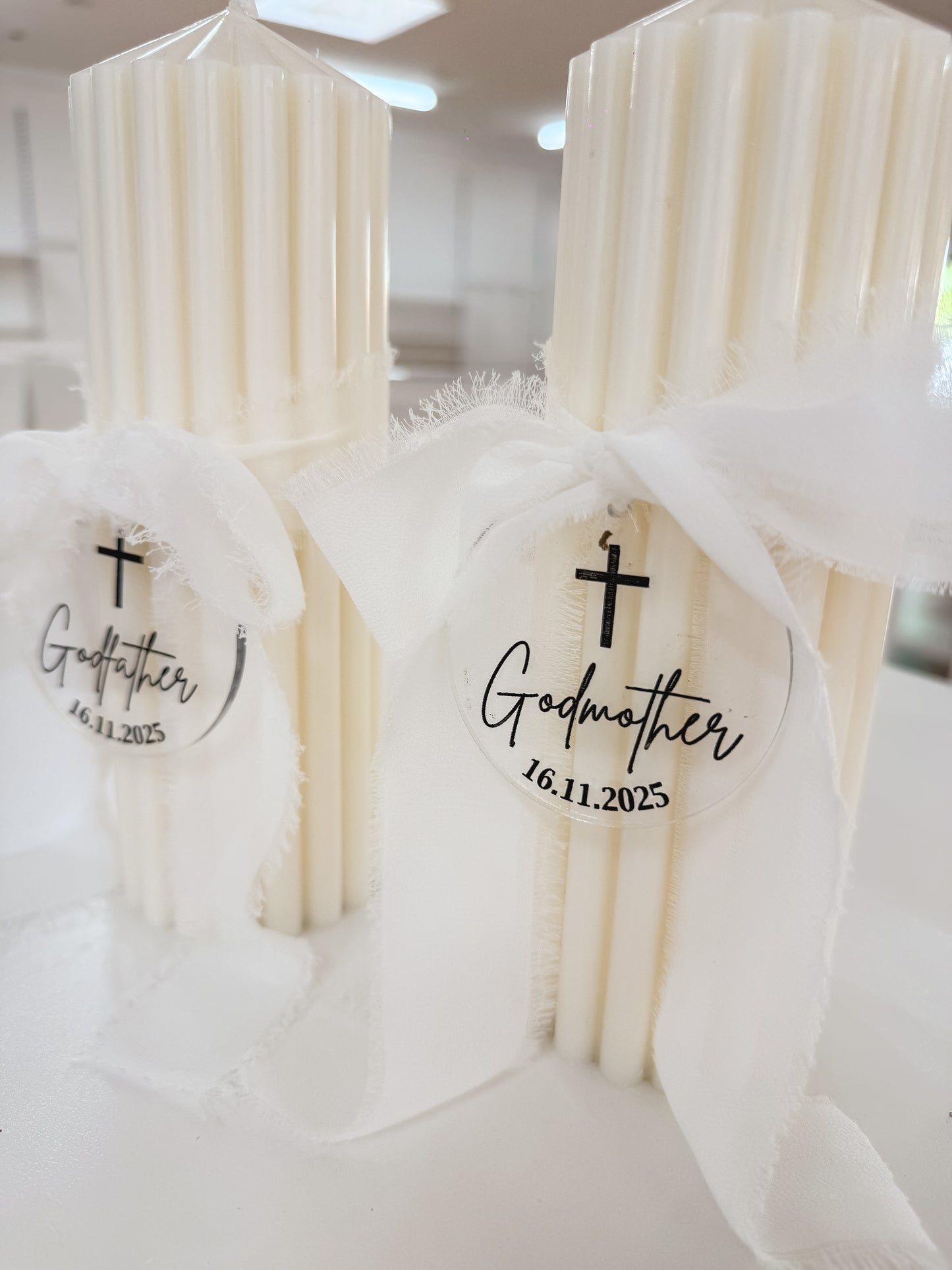 Godparent Personalised Candle