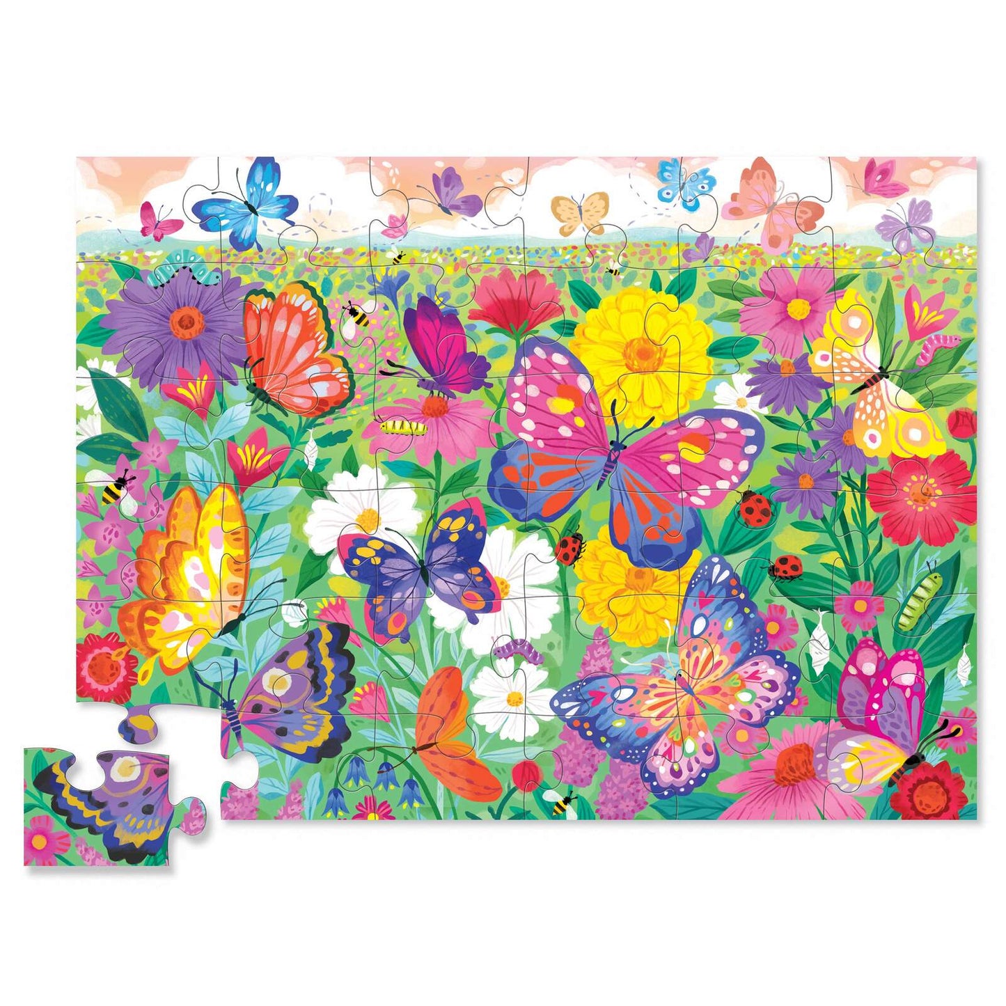 Floor Puzzle 36pc - Butterfly Garden