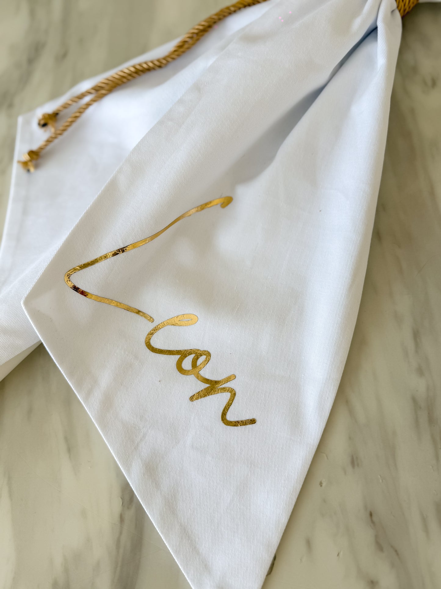 Orthodox Christening Candle - Personalised Gold Name