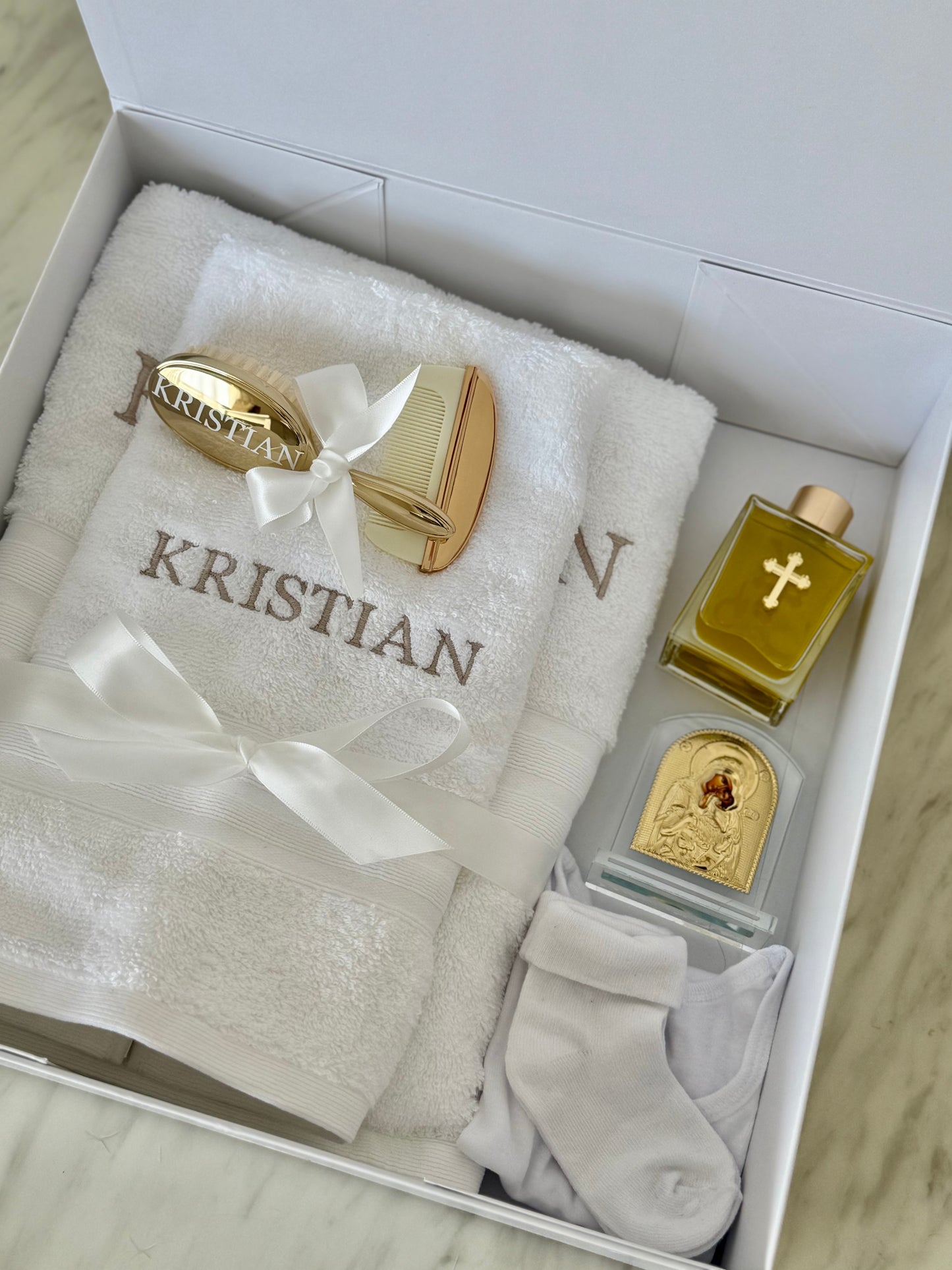 White Christening Box - Regular