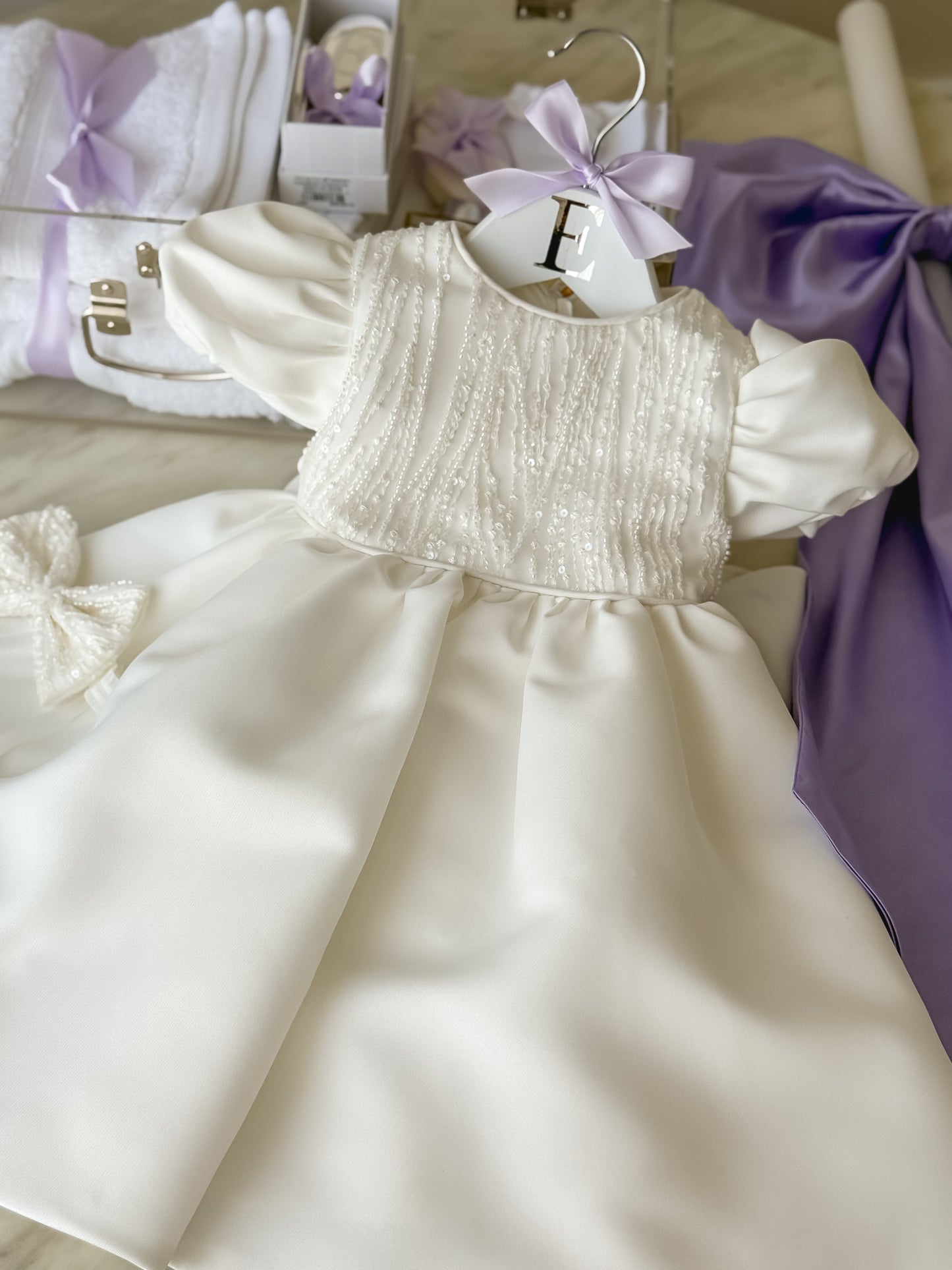 Aliyana Mikado Christening Gown PRE-ORDER