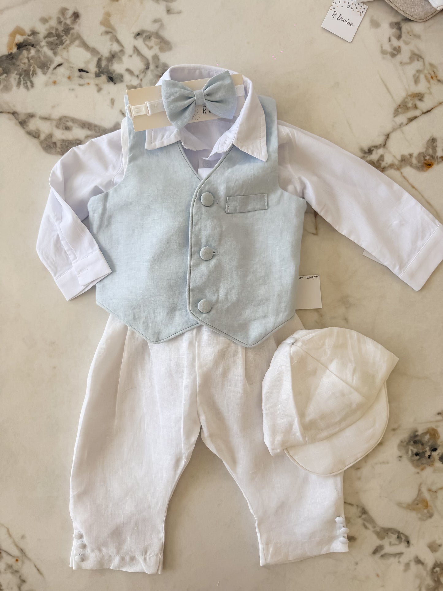 Boys Linen Set - Customisable Colours+Options
