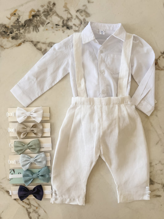 Boys Linen Set - Customisable Colours+Options