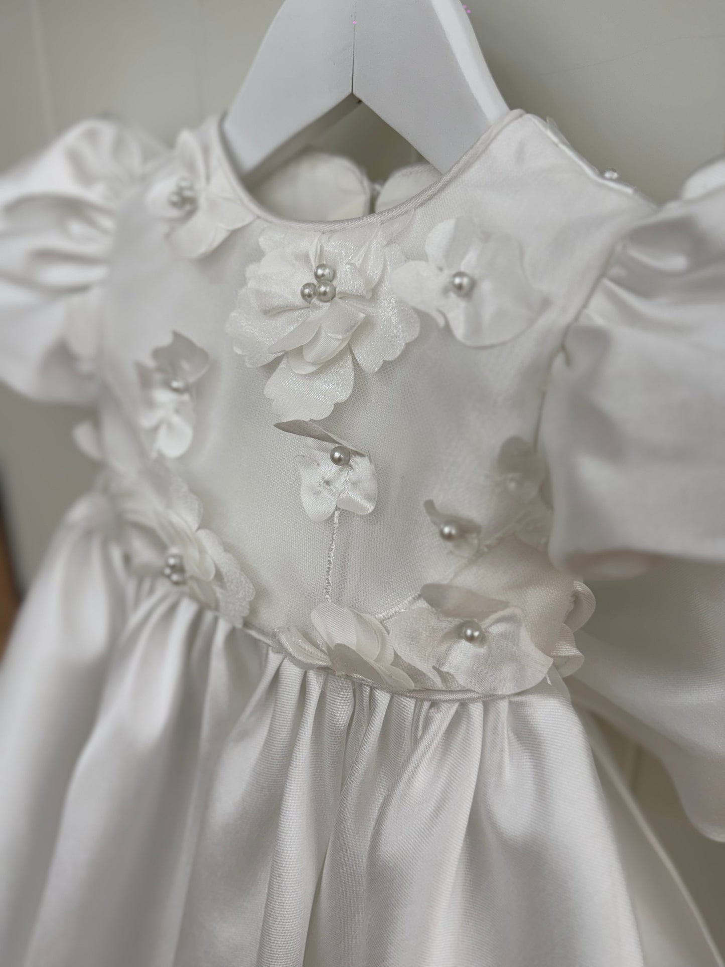 Sofia Mikado Floral Christiening Gown