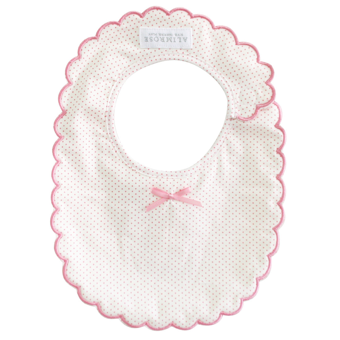 Alimrose Bibs - Pink Spot