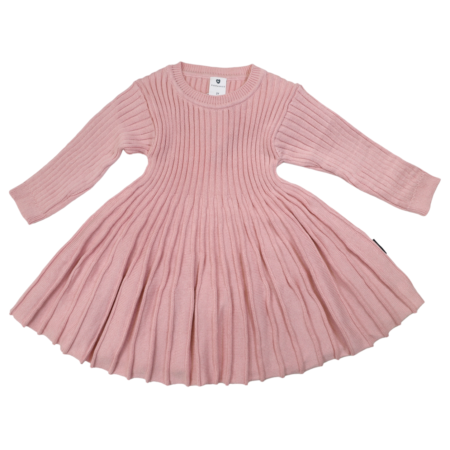 Swing Knit Dress - Dusty Pink