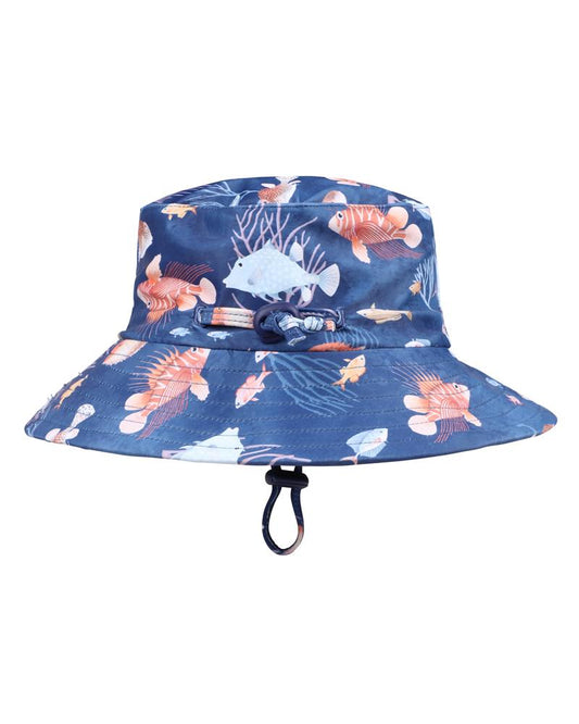 Aiden Blue Print Sunhat