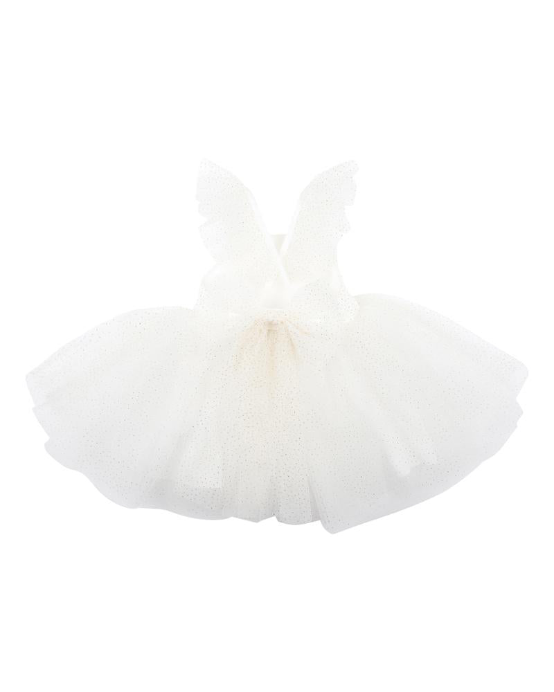 Party White Glitter Tulle Dress