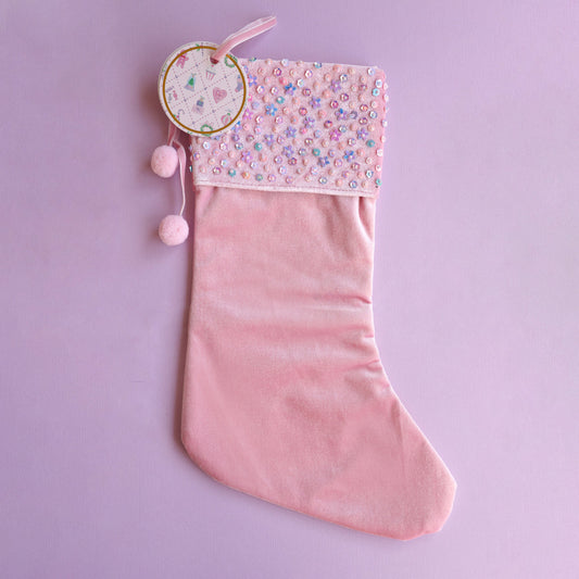 Enchanted Christmas Sequin Stocking